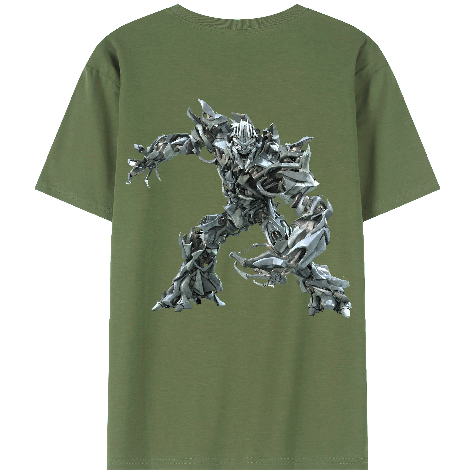 （画像用）  綿100％ メンズ半袖Tシャツ（バックプリント） 通気性